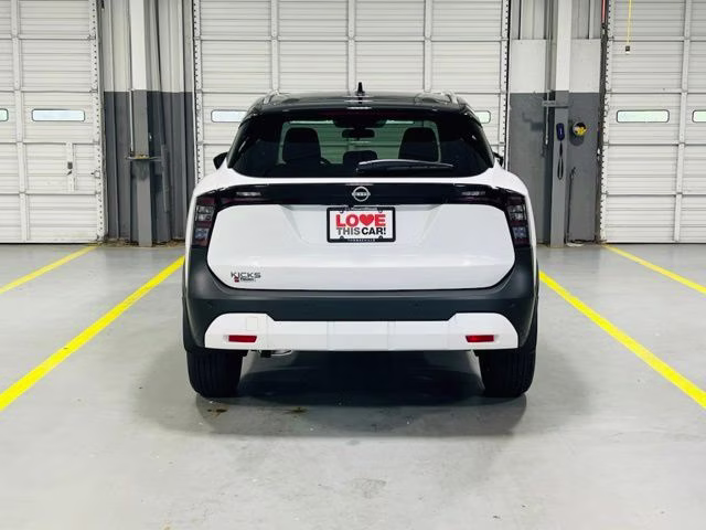 2026 Aspen White/Super Black Nissan Kicks SV FWD SUV