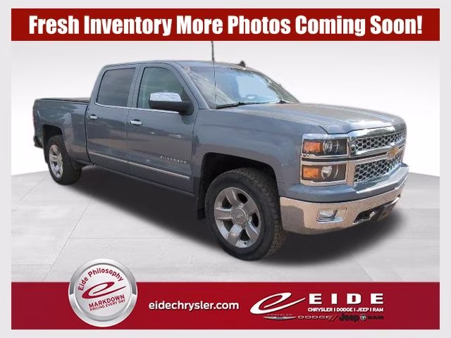 2015 Slate Gray Metallic Chevrolet Silverado 1500 LTZ 4X4 Truck