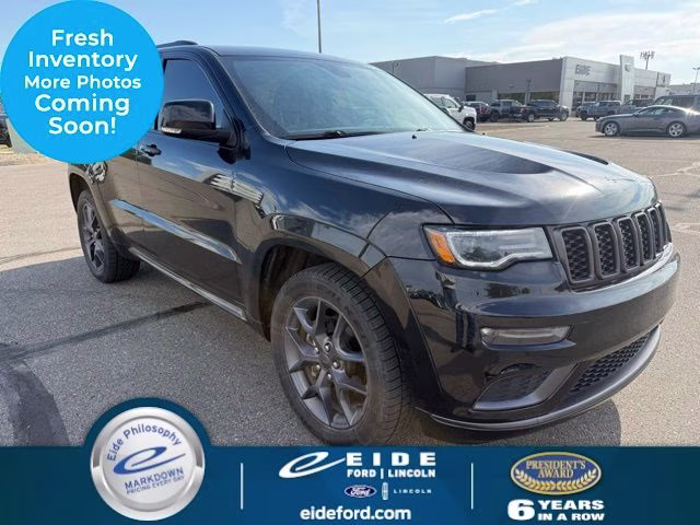 2020 Diamond Black Crystal Pearlcoat Jeep Grand Cherokee Limited X 4X4 SUV