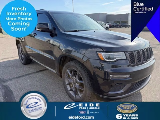 2020 Diamond Black Crystal Pearlcoat Jeep Grand Cherokee Limited X 4X4 SUV
