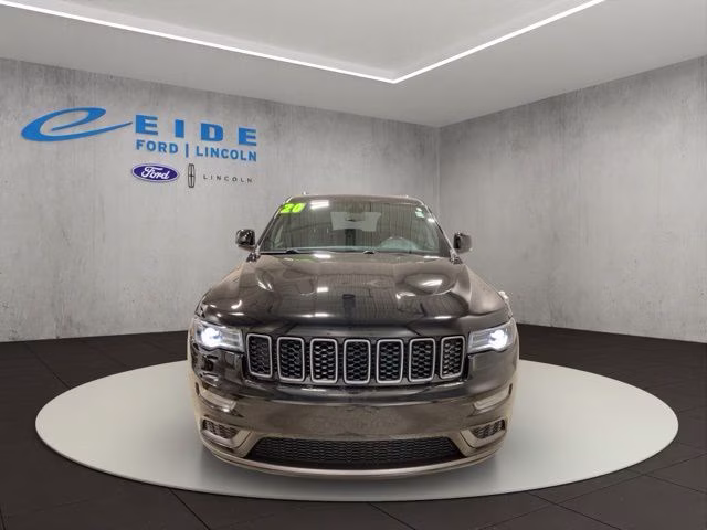 2020 Diamond Black Crystal Pearlcoat Jeep Grand Cherokee Limited X 4X4 SUV