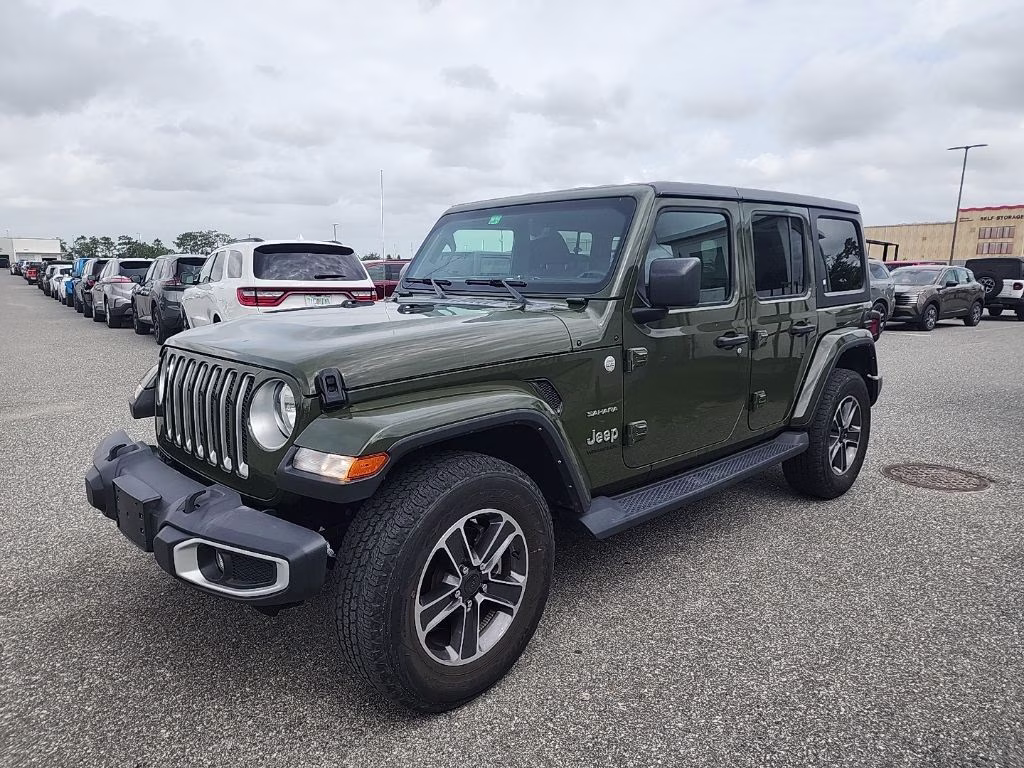 2023 Sarge Green Clearcoat Jeep Wrangler Sahara 4X4 SUV