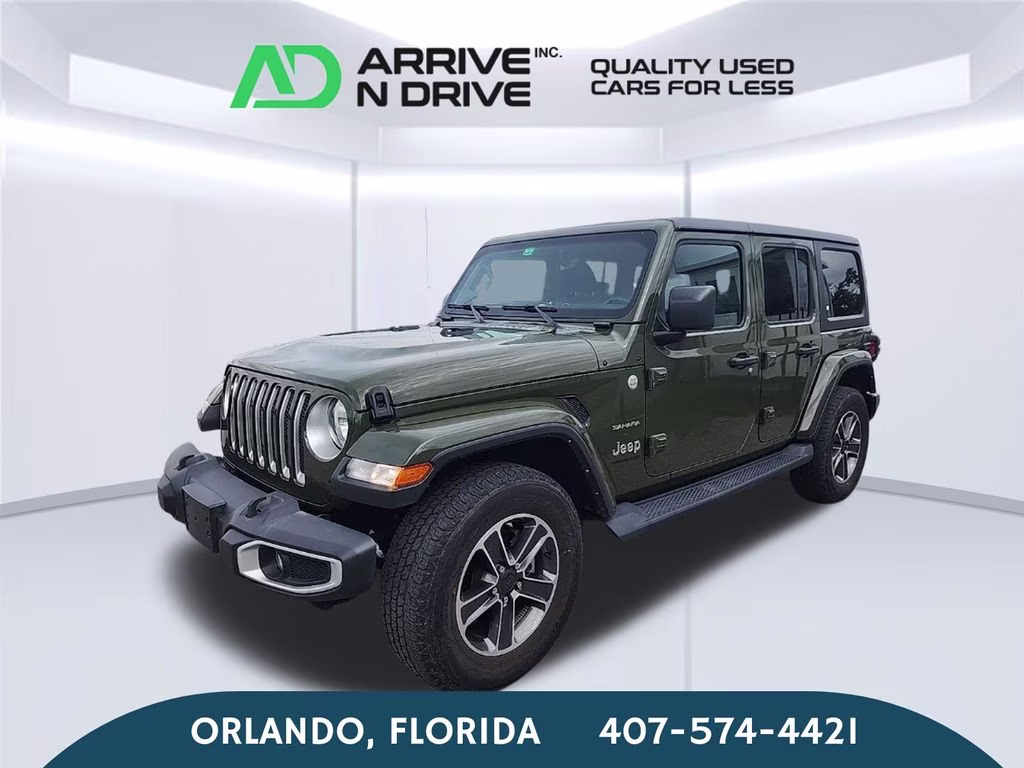 2023 Sarge Green Clearcoat Jeep Wrangler Sahara 4X4 SUV