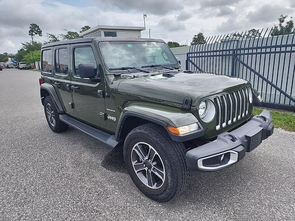 2023 Sarge Green Clearcoat Jeep Wrangler Sahara 4X4 SUV