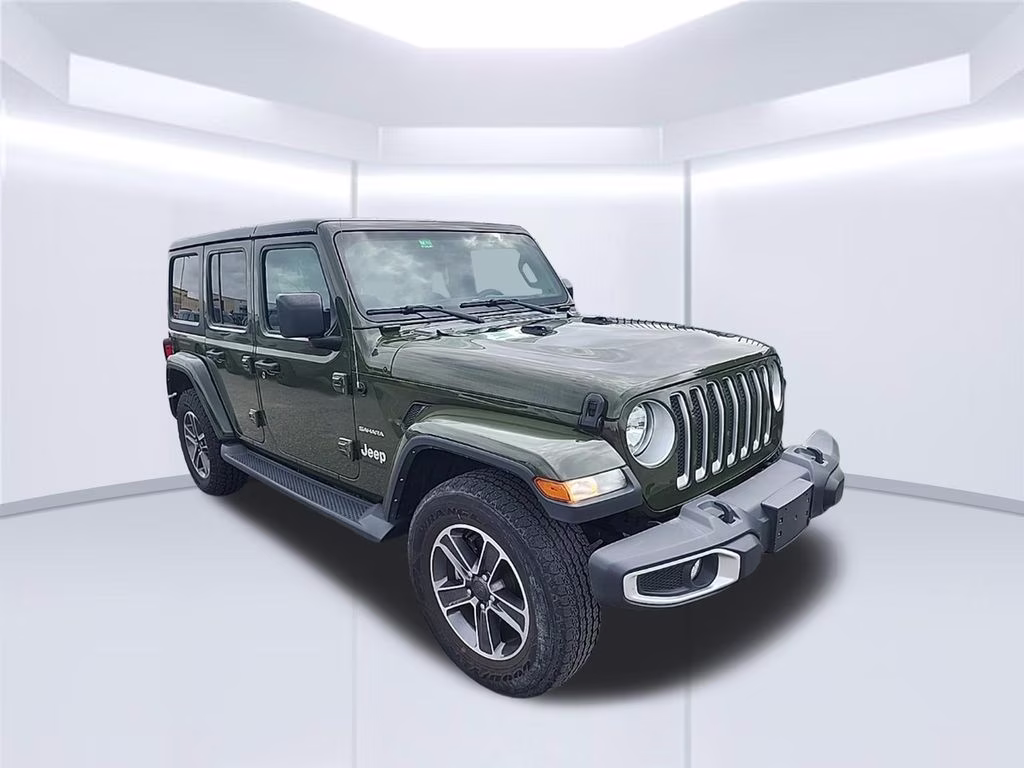 2023 Sarge Green Clearcoat Jeep Wrangler Sahara 4X4 SUV