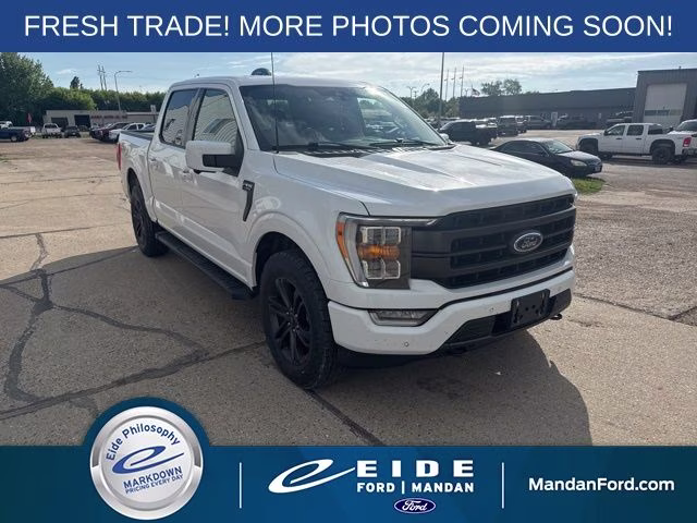 2021 Oxford White Ford F-150 Lariat 4X4 Truck