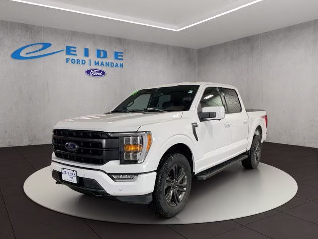 2021 Oxford White Ford F-150 Lariat 4X4 Truck