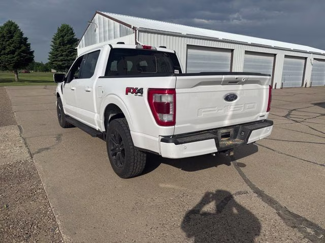 2021 Oxford White Ford F-150 Lariat 4X4 Truck