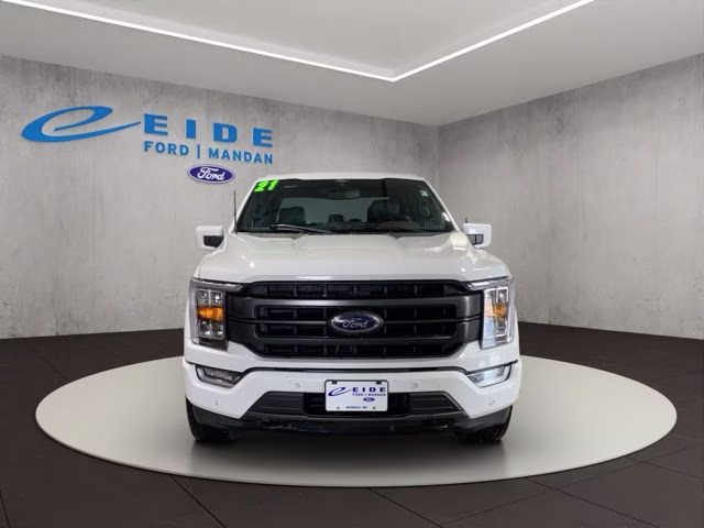 2021 Oxford White Ford F-150 Lariat 4X4 Truck