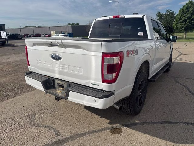 2021 Oxford White Ford F-150 Lariat 4X4 Truck