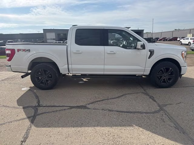 2021 Oxford White Ford F-150 Lariat 4X4 Truck