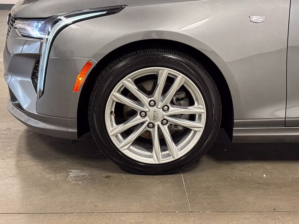 2021 Satin Steel Metallic Cadillac CT4 Luxury RWD Sedan