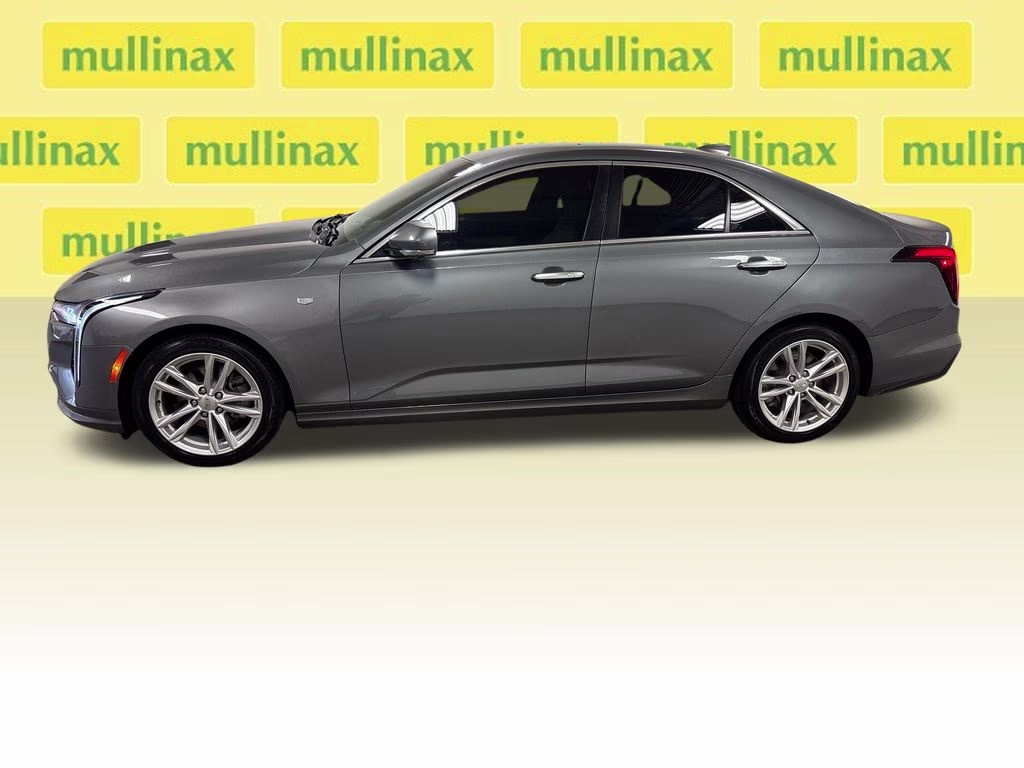 2021 Satin Steel Metallic Cadillac CT4 Luxury RWD Sedan