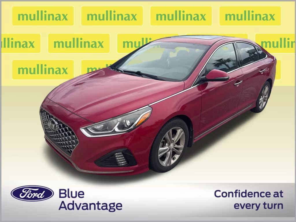 2019 Scarlet Red Hyundai Sonata Sport FWD Sedan