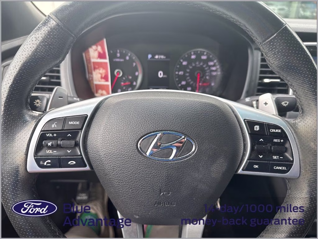 2019 Scarlet Red Hyundai Sonata Sport FWD Sedan
