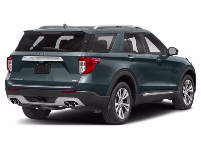 2020 Blue Ford Explorer Platinum 4X4 SUV