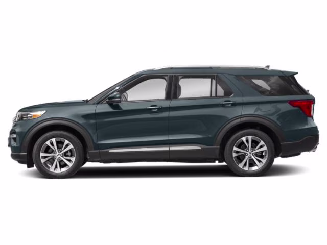 2020 Blue Ford Explorer Platinum 4X4 SUV