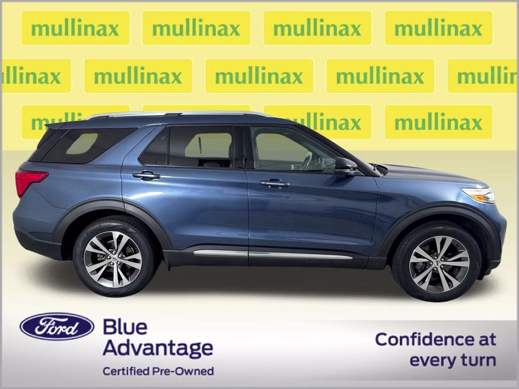 2020 Blue Metallic Ford Explorer Platinum 4X4 SUV