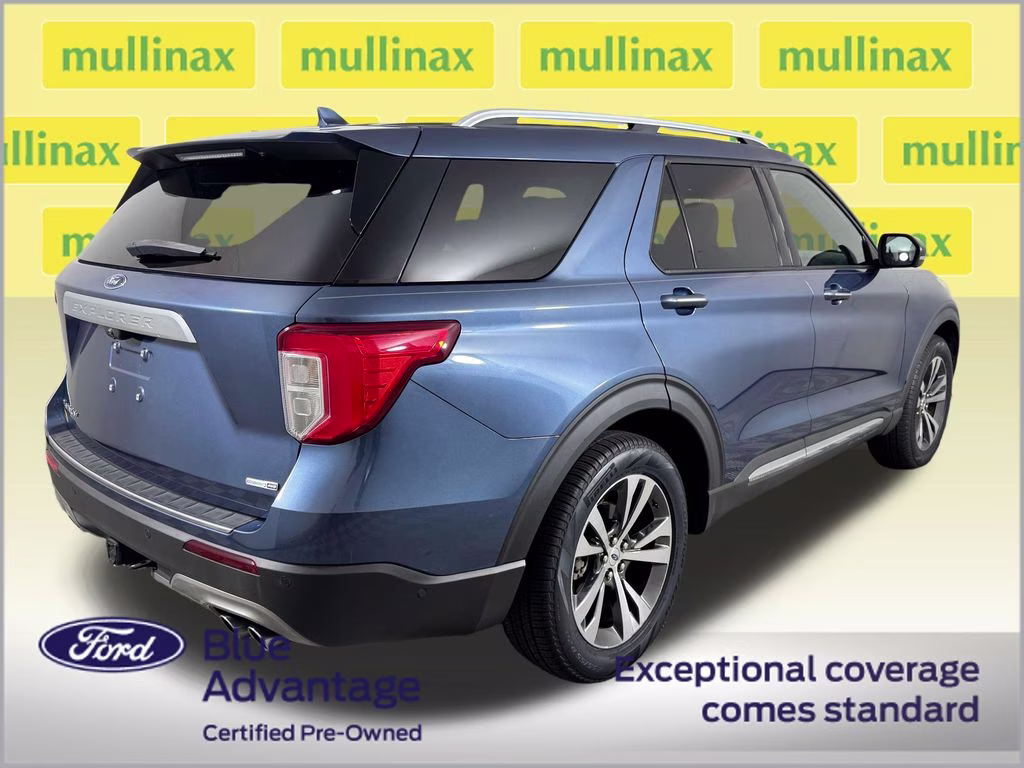2020 Blue Metallic Ford Explorer Platinum 4X4 SUV