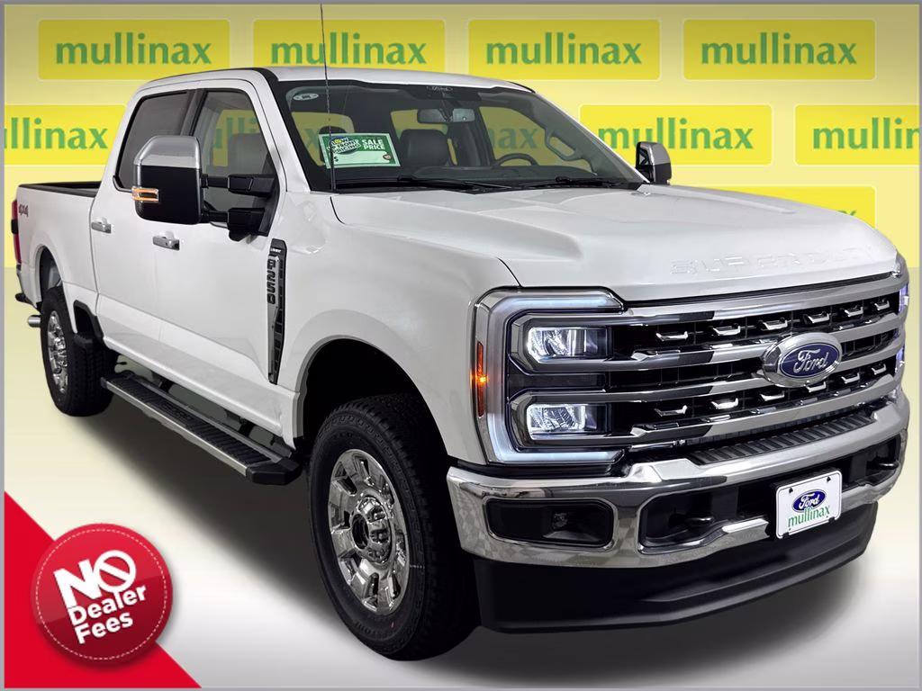 2026 Star White Metallic Tri-Coat Ford Super Duty F-250 SRW Lariat 4X4 Truck