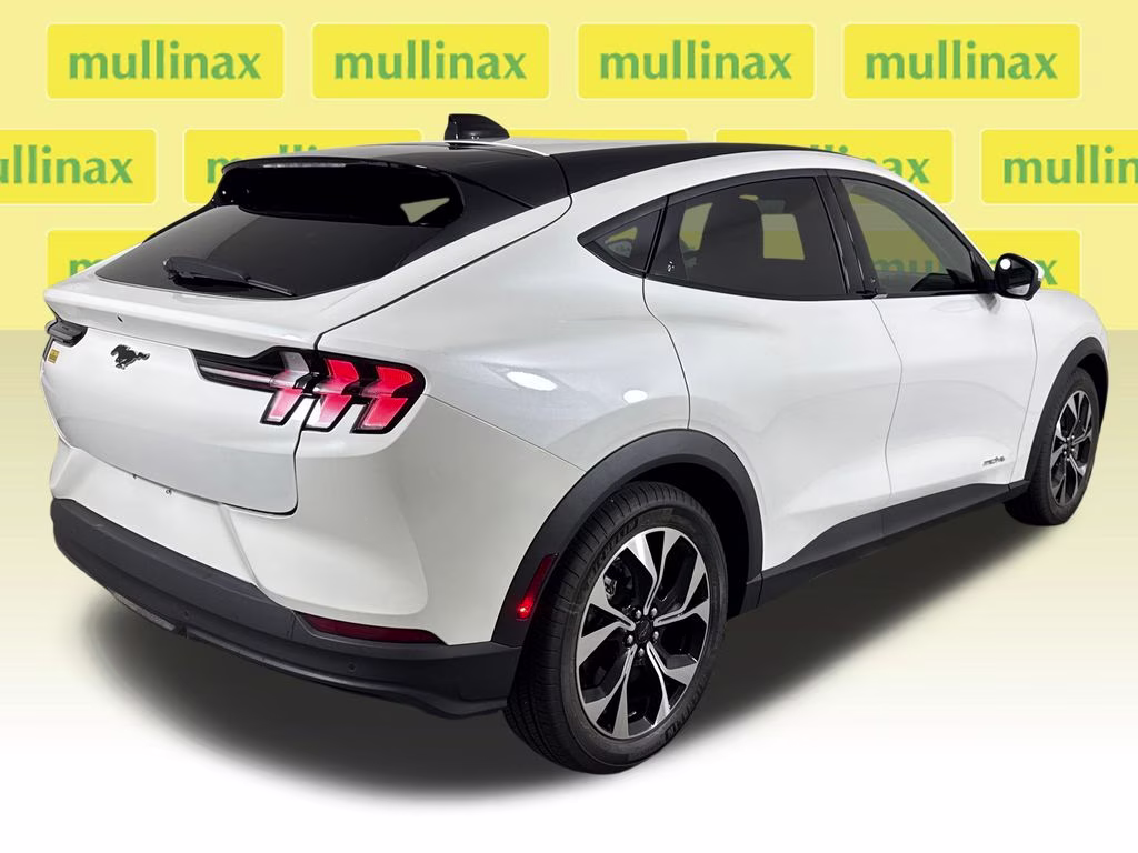 2025 White Metallic Ford Mustang Mach-E Select AWD SUV