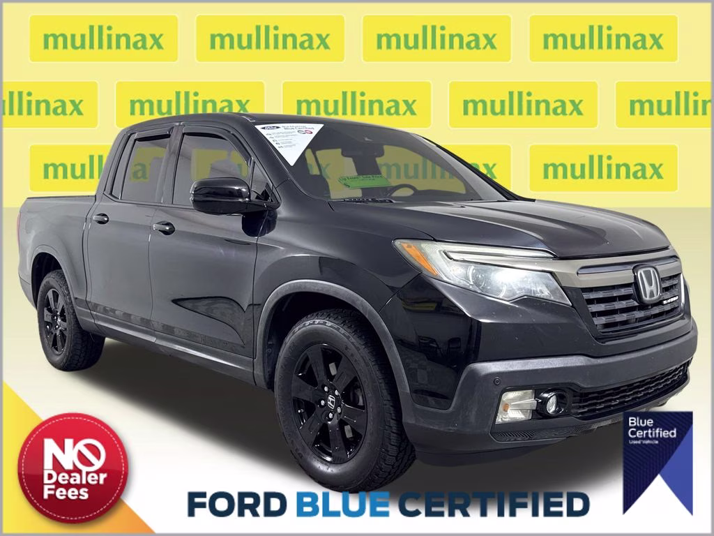 2018 Crystal Black Pearl Honda Ridgeline Black Edition AWD Truck
