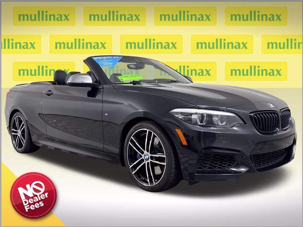 2019 Black Sapphire Metallic BMW 2 Series M240i RWD Convertible