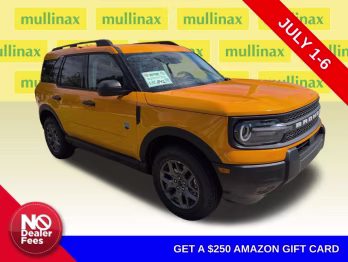 2026 Orange Fury Metallic Tri-Coat Ford Bronco Sport Big Bend 4X4 SUV
