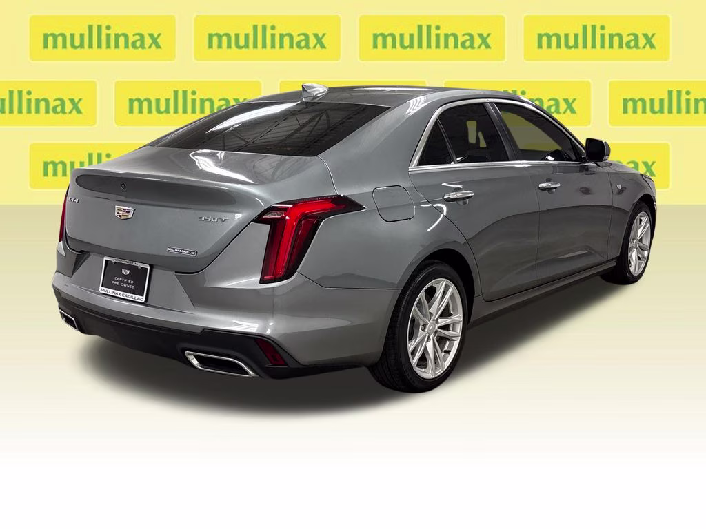 2021 Satin Steel Metallic Cadillac CT4 Luxury RWD Sedan