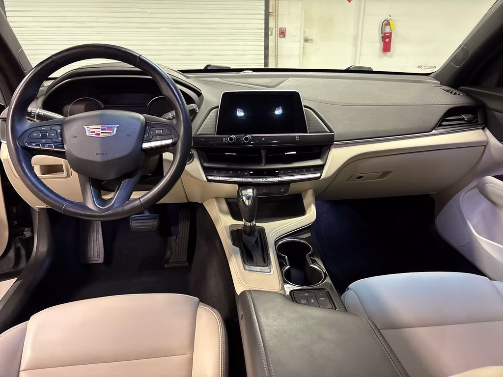 2021 Satin Steel Metallic Cadillac CT4 Luxury RWD Sedan