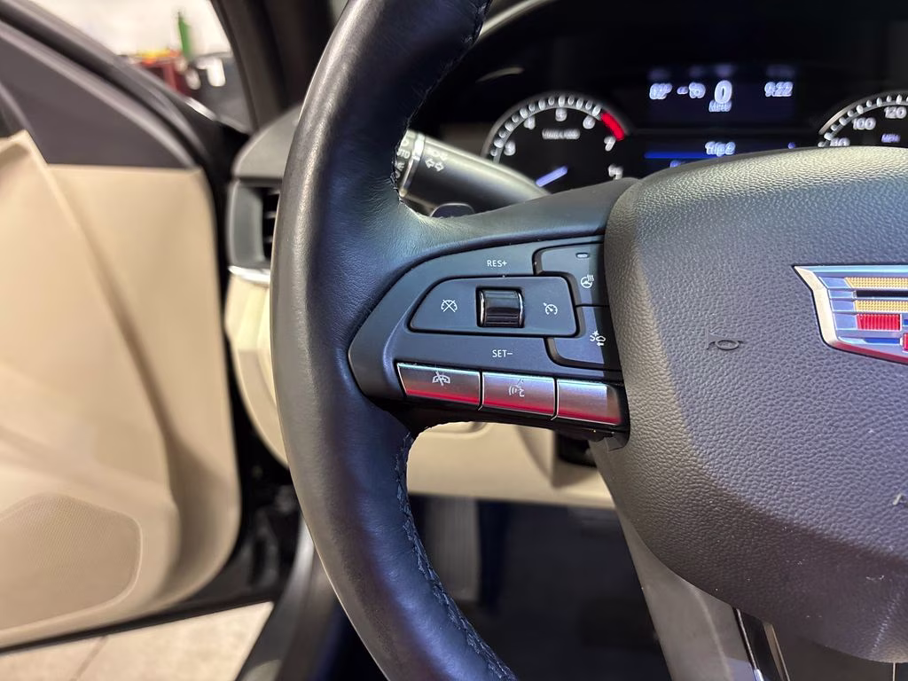 2021 Satin Steel Metallic Cadillac CT4 Luxury RWD Sedan