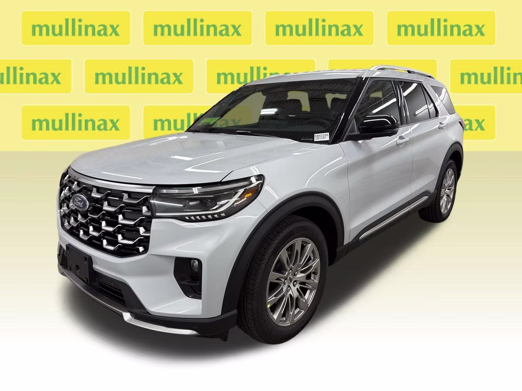 2026 SPACE WHITE Ford Explorer Platinum RWD SUV