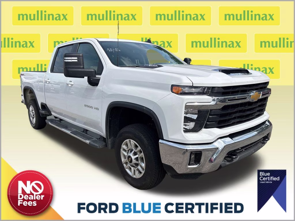 2025 Summit White Chevrolet Silverado 2500HD LT 4X4 Truck