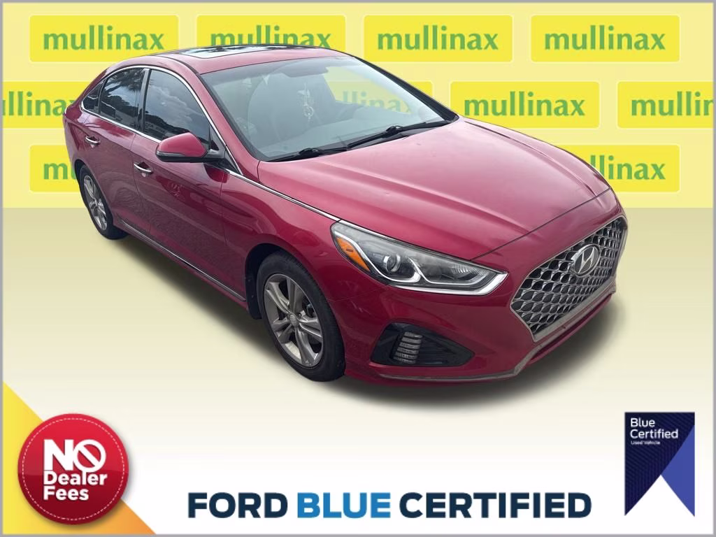 2019 Scarlet Red Hyundai Sonata Sport FWD Sedan