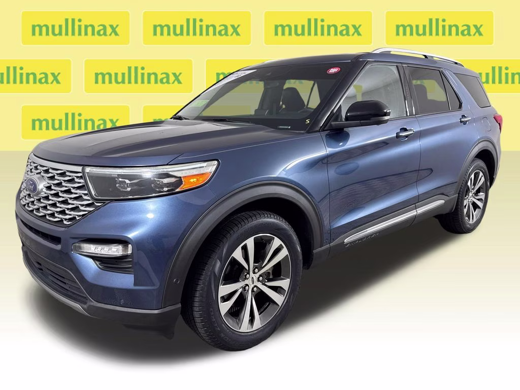 2020 Blue Metallic Ford Explorer Platinum 4X4 SUV