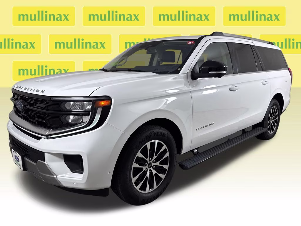 2025 Oxford White Ford Expedition Max Platinum 4X4 SUV