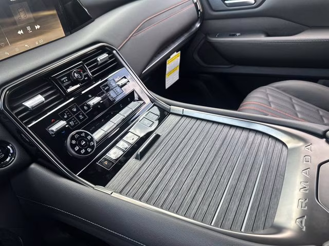 2025 Aspen White Tricoat/Super Black Nissan Armada PRO-4X 4X4 SUV