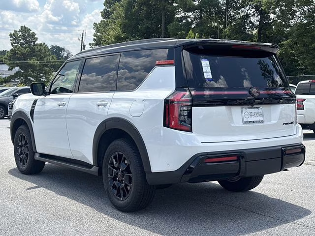 2025 Aspen White Tricoat/Super Black Nissan Armada PRO-4X 4X4 SUV