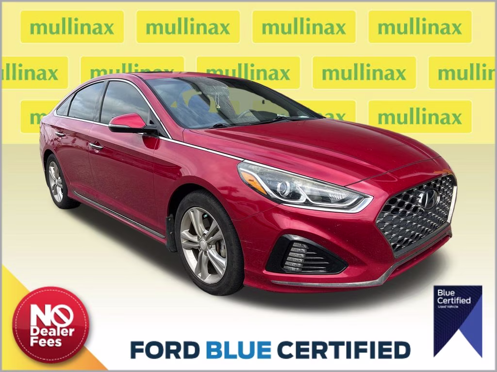 2019 Scarlet Red Hyundai Sonata Sport FWD Sedan