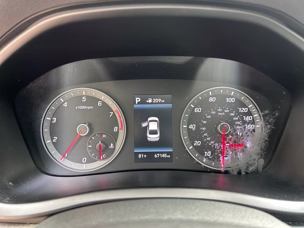2019 Scarlet Red Hyundai Sonata Sport FWD Sedan