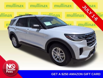 2026 Space White Metallic Ford Explorer Active RWD SUV