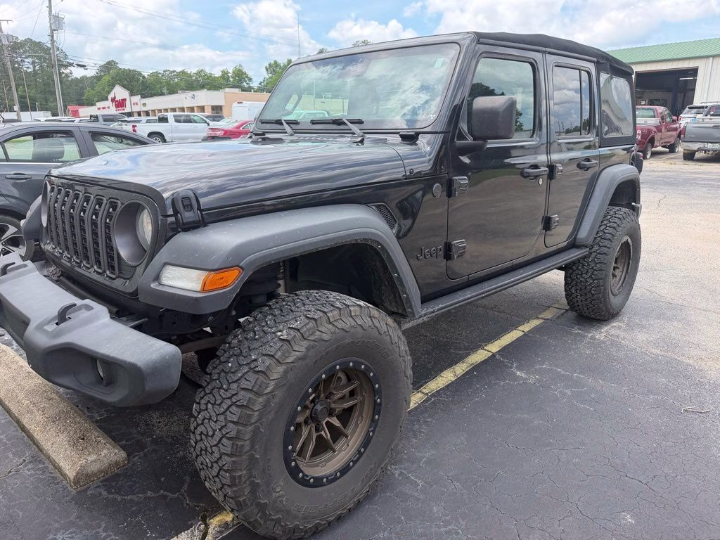 2024 Black Clearcoat Jeep Wrangler Sport S 4X4 SUV