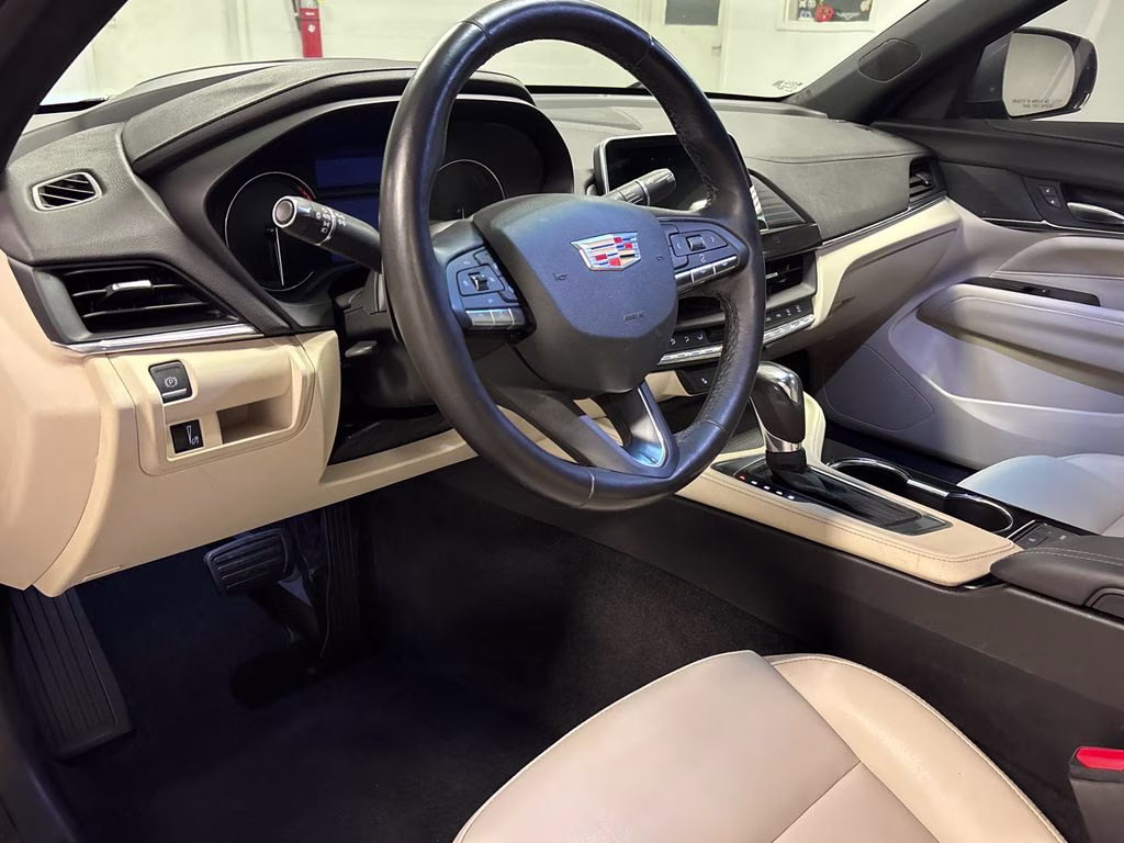 2021 Satin Steel Metallic Cadillac CT4 Luxury RWD Sedan