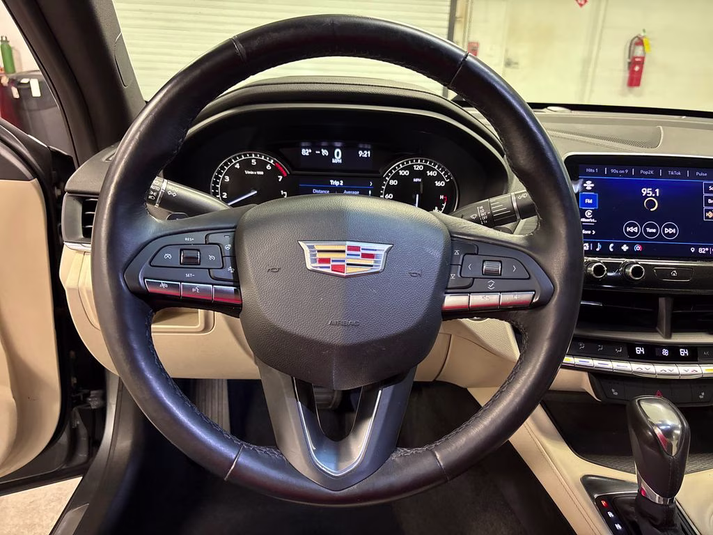 2021 Satin Steel Metallic Cadillac CT4 Luxury RWD Sedan