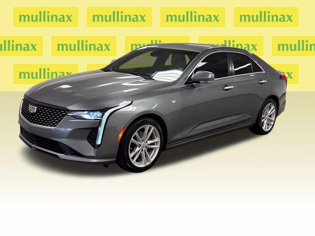 2021 Satin Steel Metallic Cadillac CT4 Luxury RWD Sedan