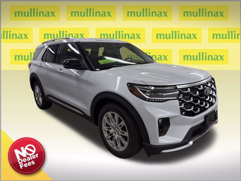 2026 SPACE WHITE Ford Explorer Platinum RWD SUV