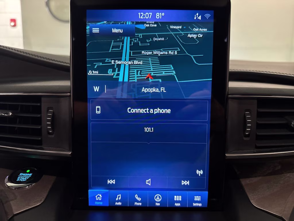 2020 Blue Metallic Ford Explorer Platinum 4X4 SUV