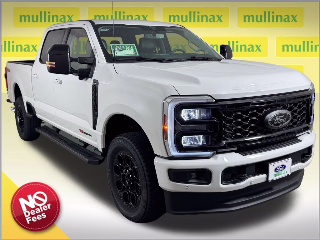 2026 Star White Metallic Tri-Coat Ford Super Duty F-250 SRW Lariat 4X4 Truck