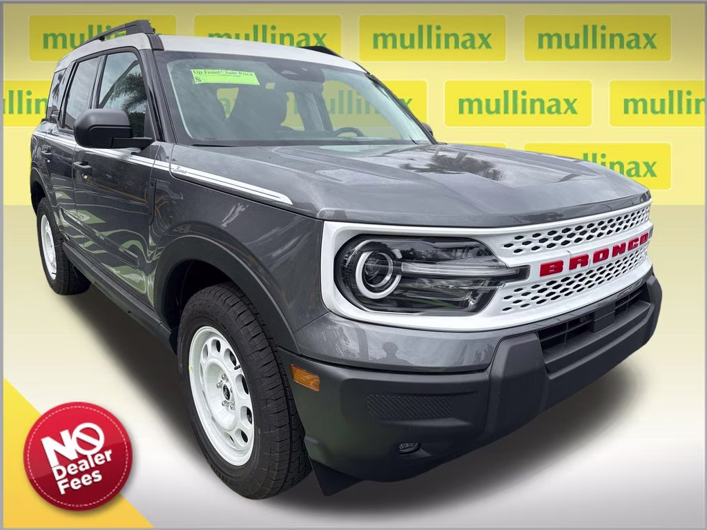 2026 Carbonized Gray Metallic Ford Bronco Sport Heritage 4X4 SUV