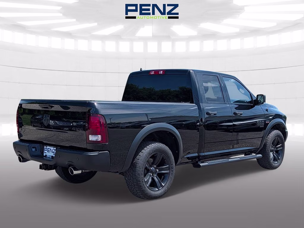 2021 Diamond Black Crystal Pearlcoat Ram 1500 Classic Warlock 4X4 Truck